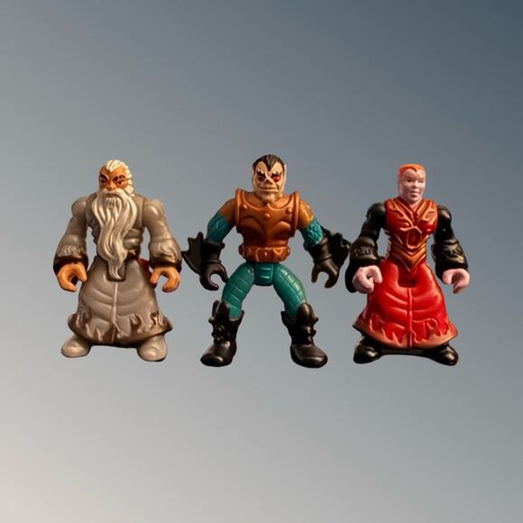 Fisher Price Imaginext Merlin, Enchantra the Snakewitch & Troll Wizard 2.5” A6 - Picture 7 of 7